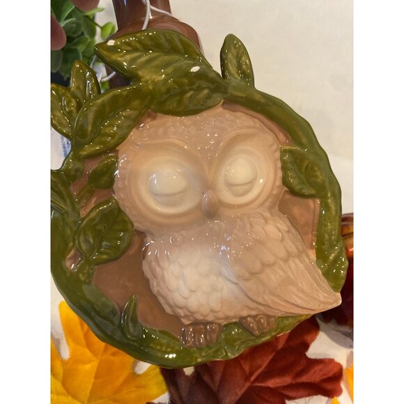 Bath & Body Works Fall Autumn “Sleepy Owl” Soap Holder-New with Flaws - Picture 2 of 12